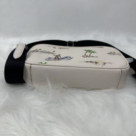 Coach Jayden Crossbody Bag With Surf Print In Leather/Chalk CBI35 NWT - Picture 7 of 8
